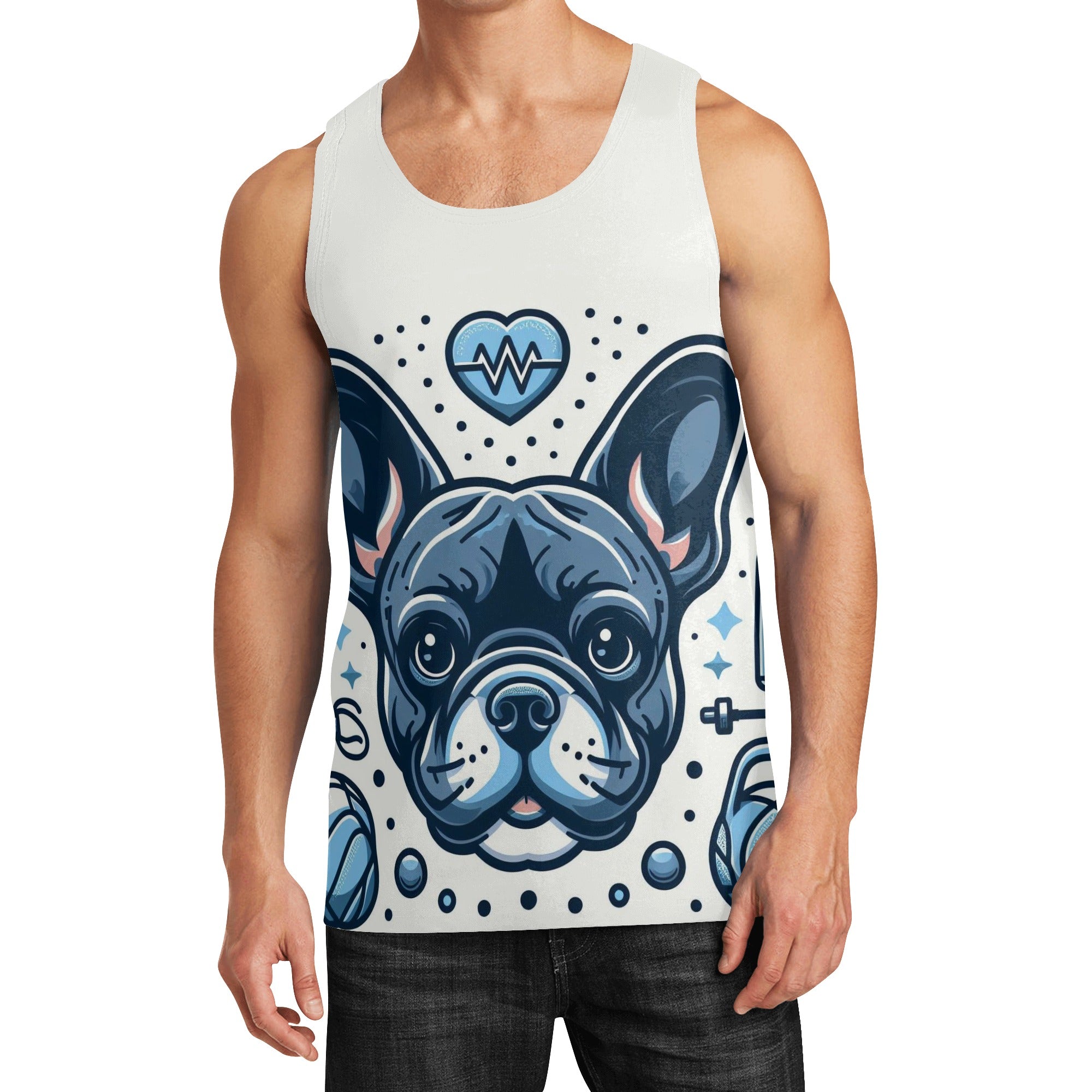 Everyday Pet-Lover Durable Hank - Men Tank Tops for Dog Owners Stylish
