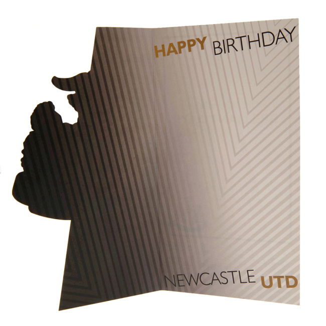 Newcastle United FC Crest Birthday Card - official style