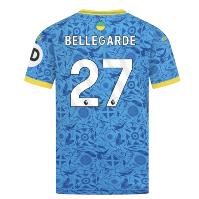 2025-2026 Wolves Third Shirt (Kids) (Bellegarde 27) | Professional
