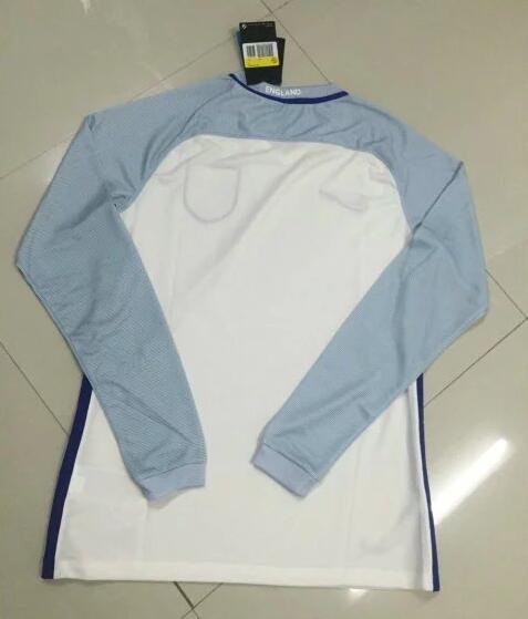 High Quality Breathable England Home LS 2016 Soccer Jersey Shirt