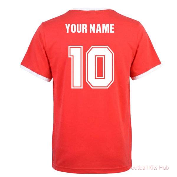 Wales T-Shirt Custom Name Youth Football Kit - World Cup Edition