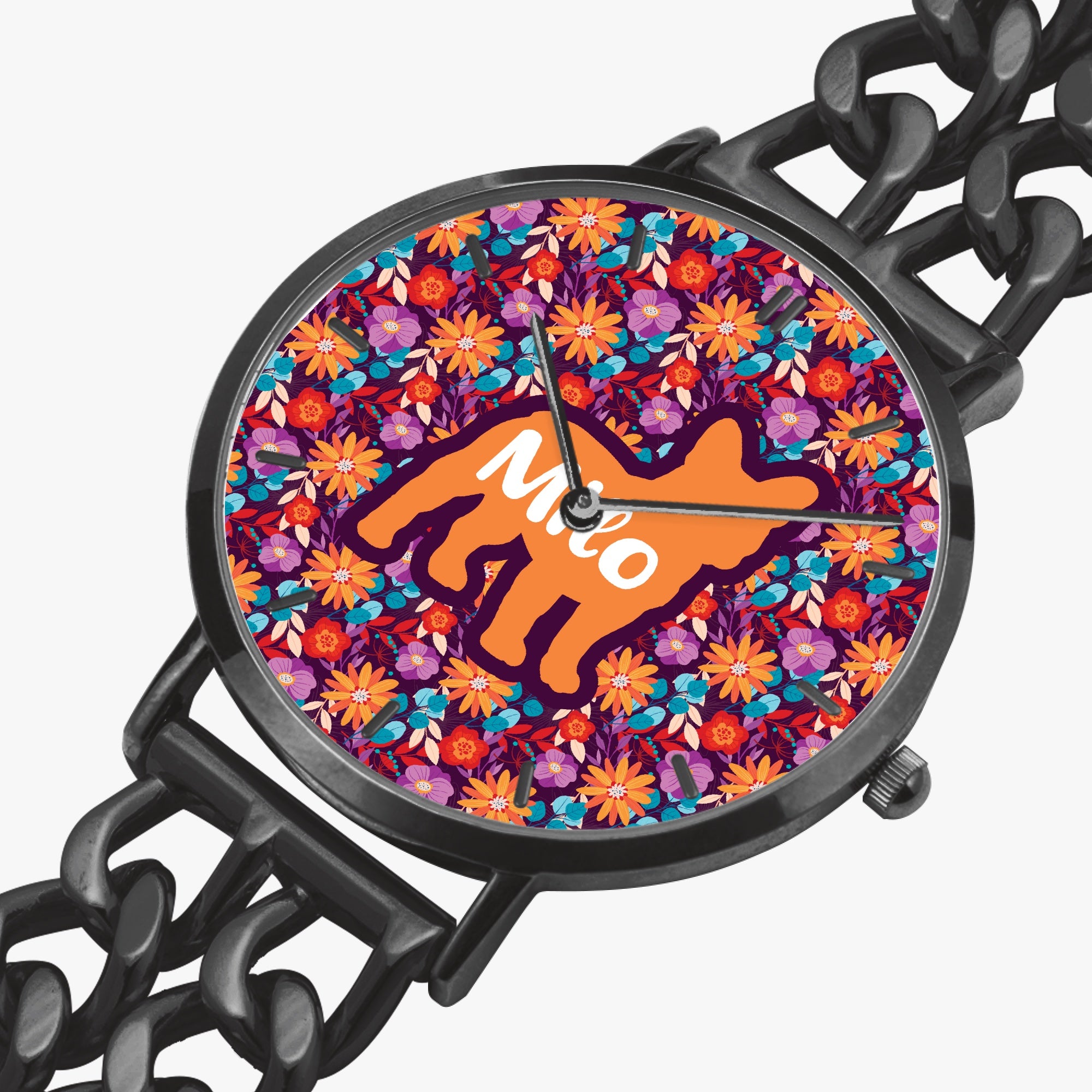 Everyday Noodle - Personalized Chic Hollow Strap Watch For Frenchie L...