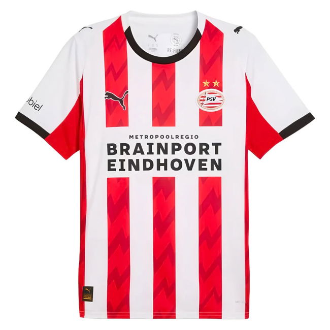 Psv (psv) Home - Authentic - Dutch Soccer - Breathable Material