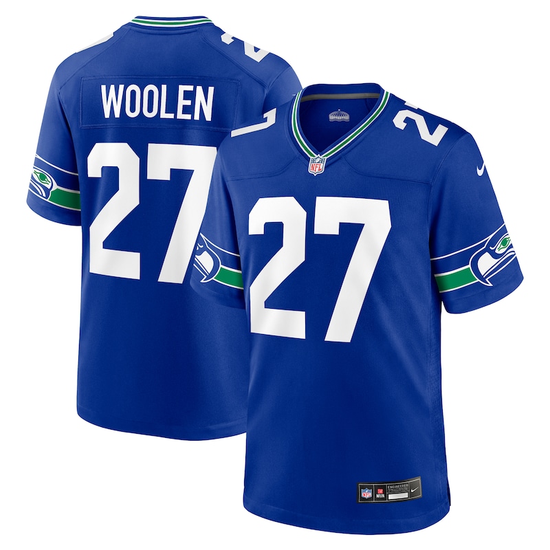 None Tariq Woolen Seattle Seahawks Iconic Game-Day Essential