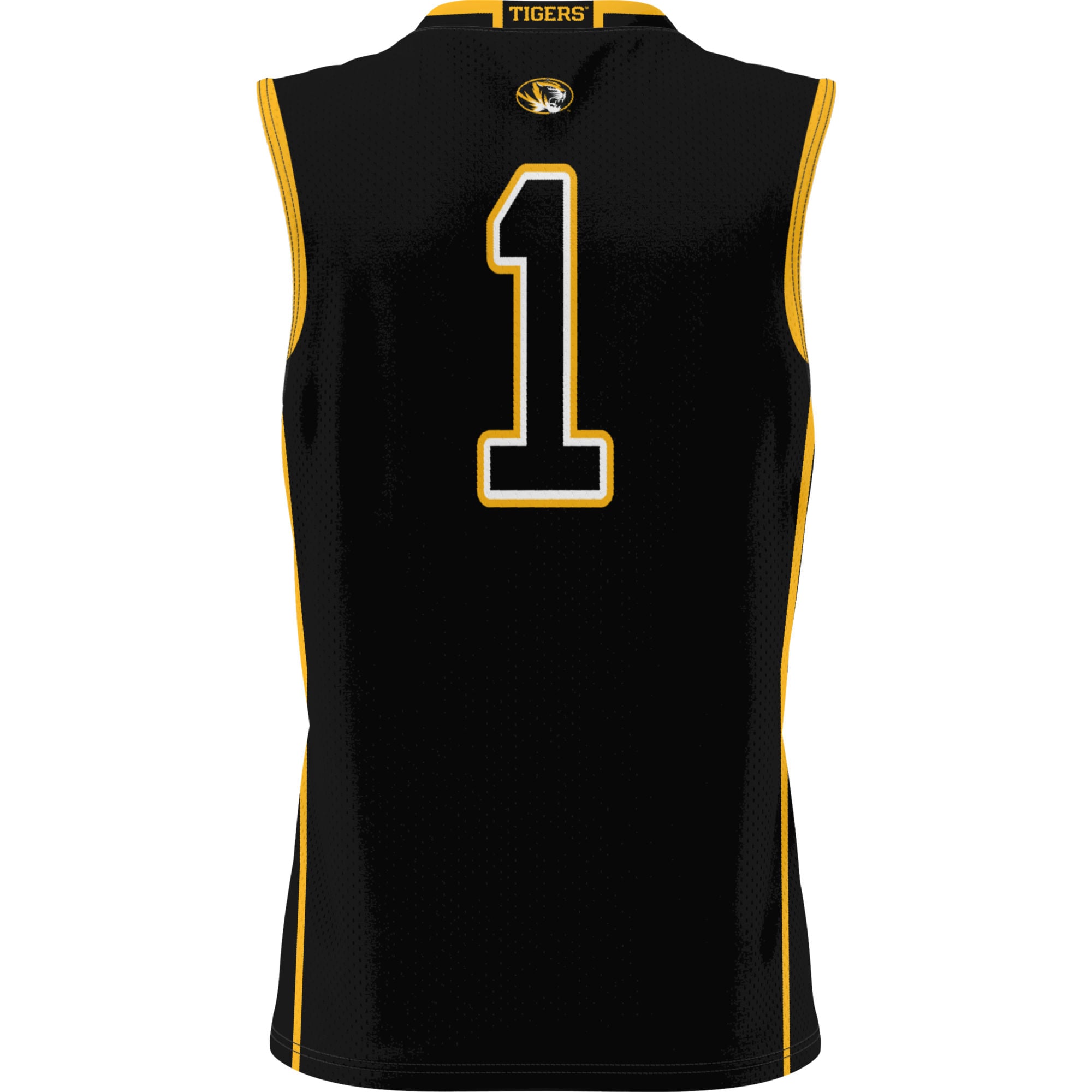 #1 Missouri Tigers GameDay Greats Unisex Lightweight Basketball Jersey - Black