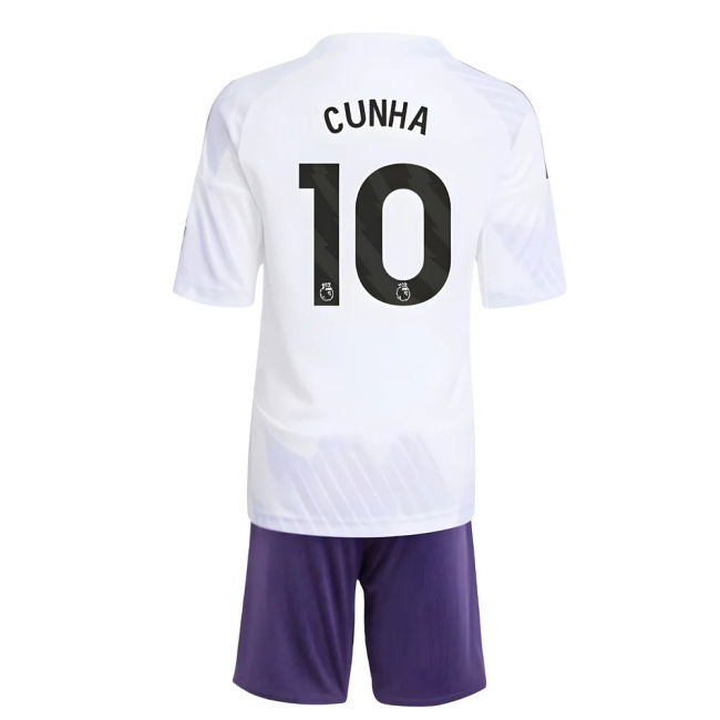 2025-2026 Man Utd Away Mini Kit (Cunha 10)