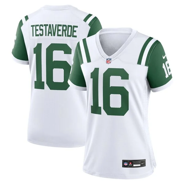 None Vinny Testaverde Game Jersey - White | NFL Player Jersey