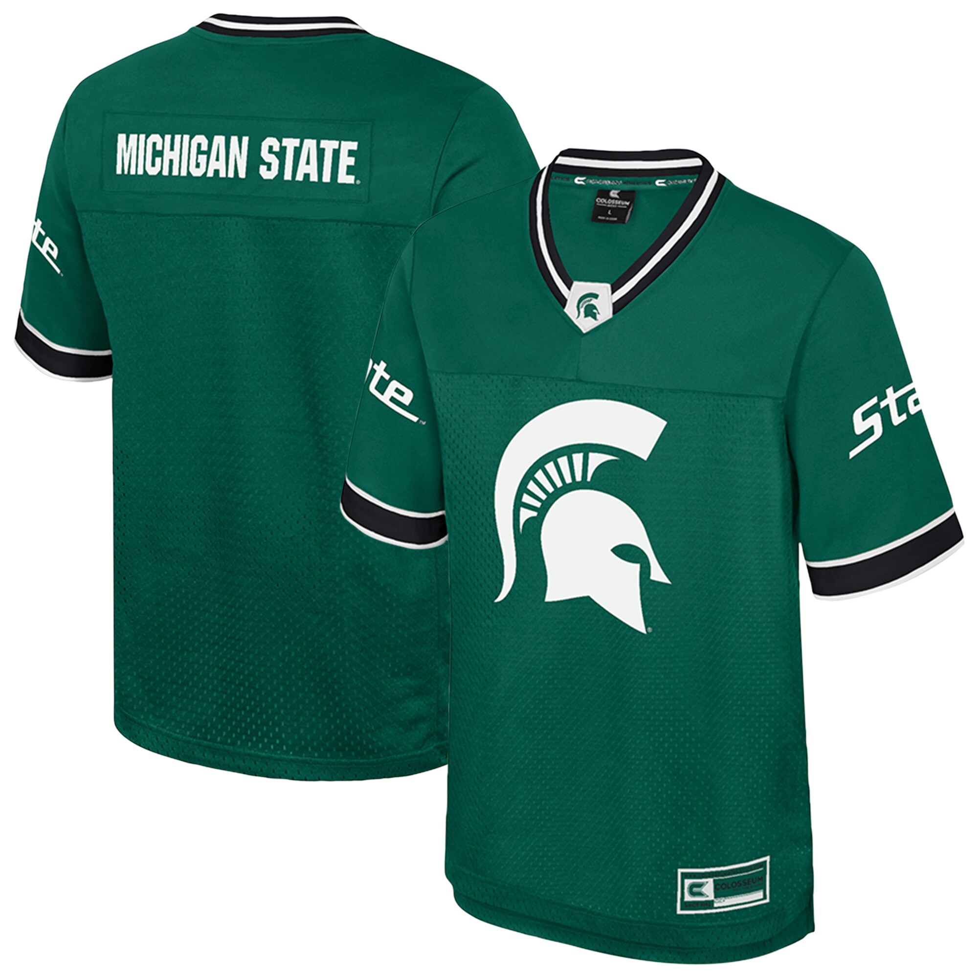 [DDG] Michigan State Spartans Colosseum Nothing But The Hits Football Jersey - Green