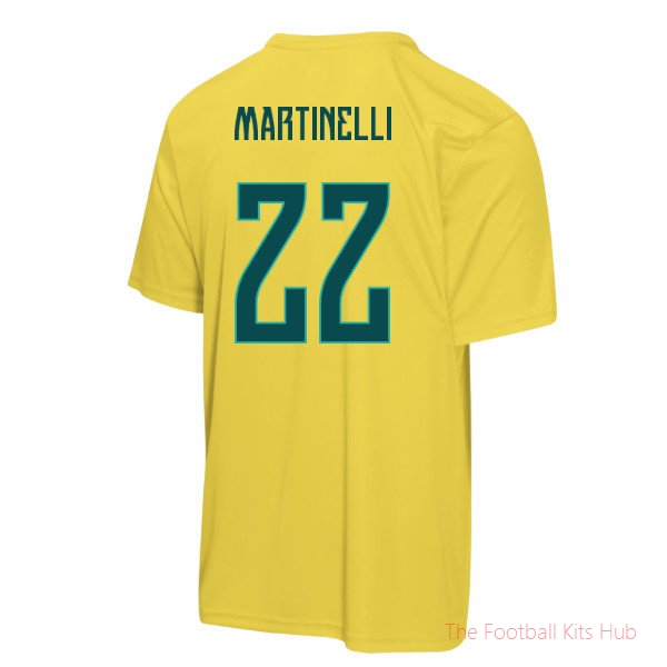 Brazil 2026 T-Shirt Martinelli #22 World Cup Jersey Football Kit