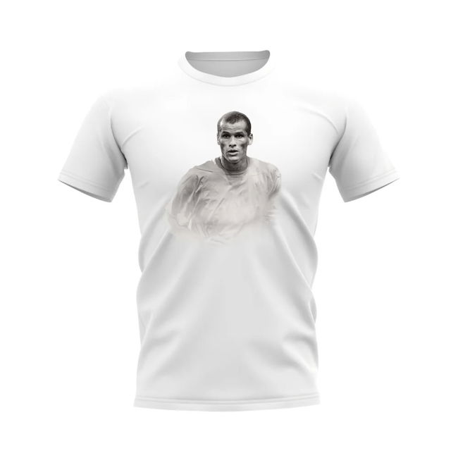 Quality Rivaldo Brazil Legend T-Shirt (White) Athletic Premium