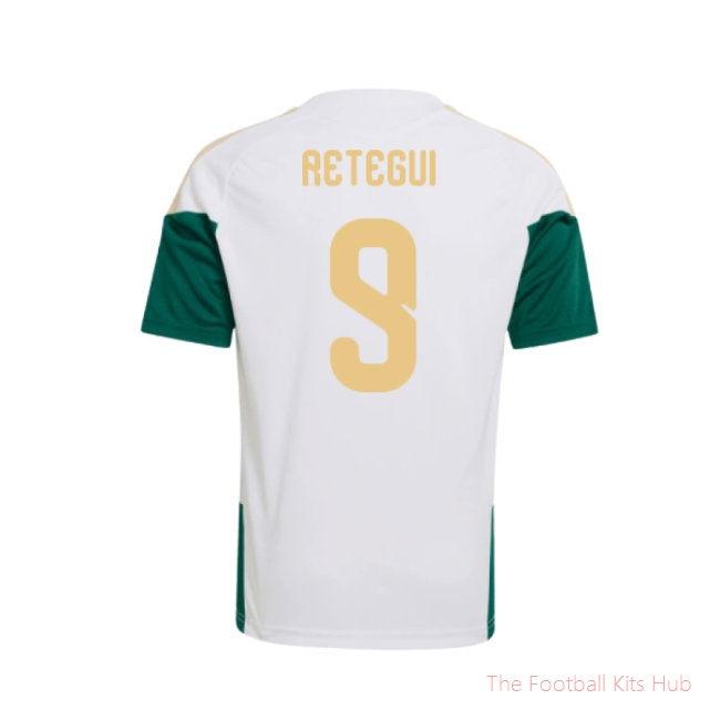 2026-2027 Italy Training Jersey (White) - Kids (Retegui 9)