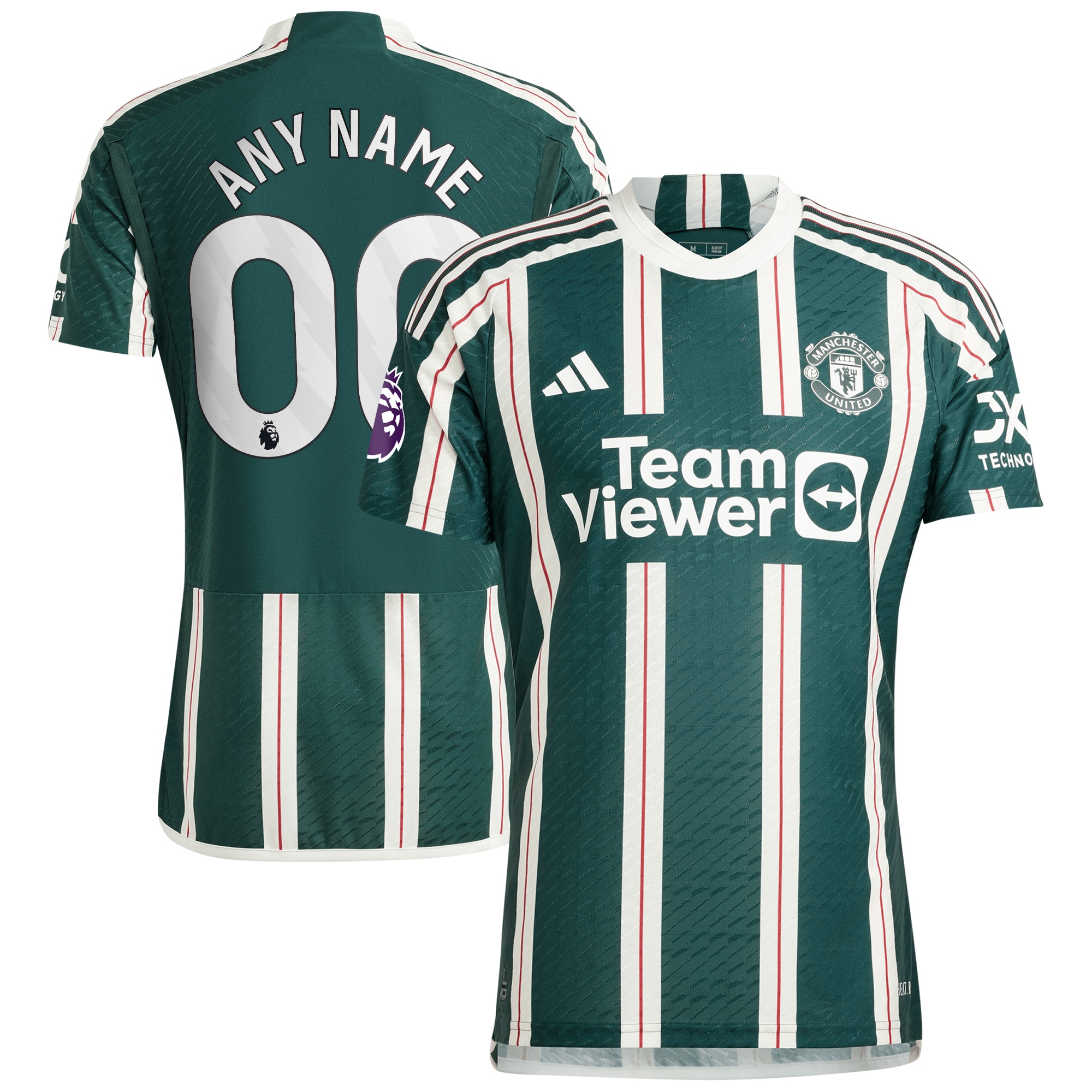 [SJH] Manchester United 2023/24 Away Authentic Custom Jersey - Green