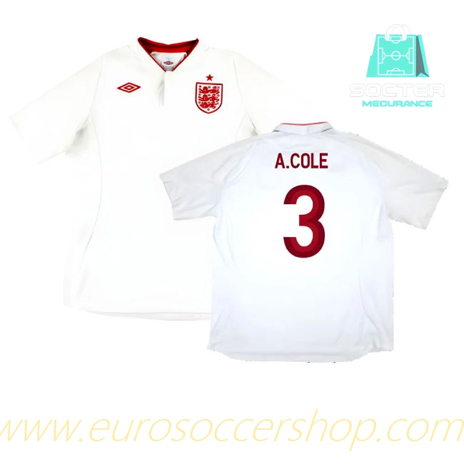 England Home Jersey World Cup (A.Cole 3)