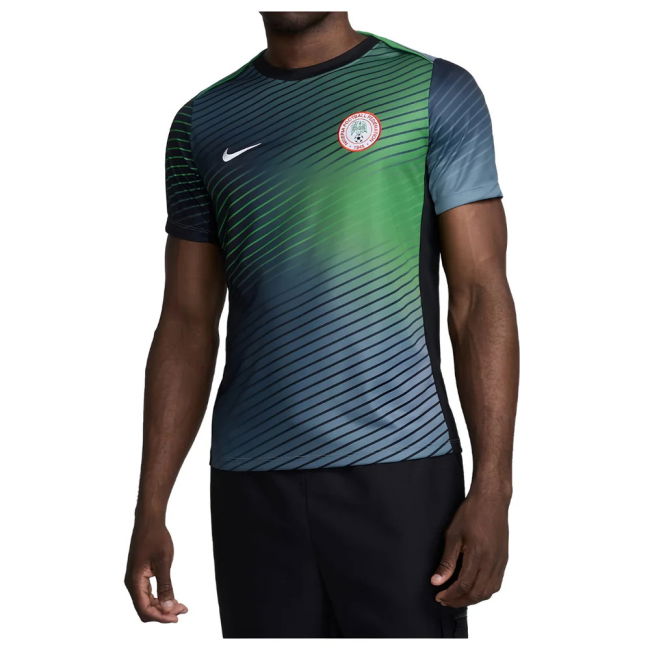 Elite Performance-Driven 2024-2025 Nigeria Pre-Match Training Shirt