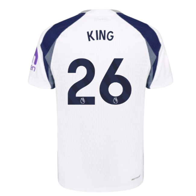 Premium 2025-2026 Tottenham Hotspur Authentic Home Shirt (king 26)