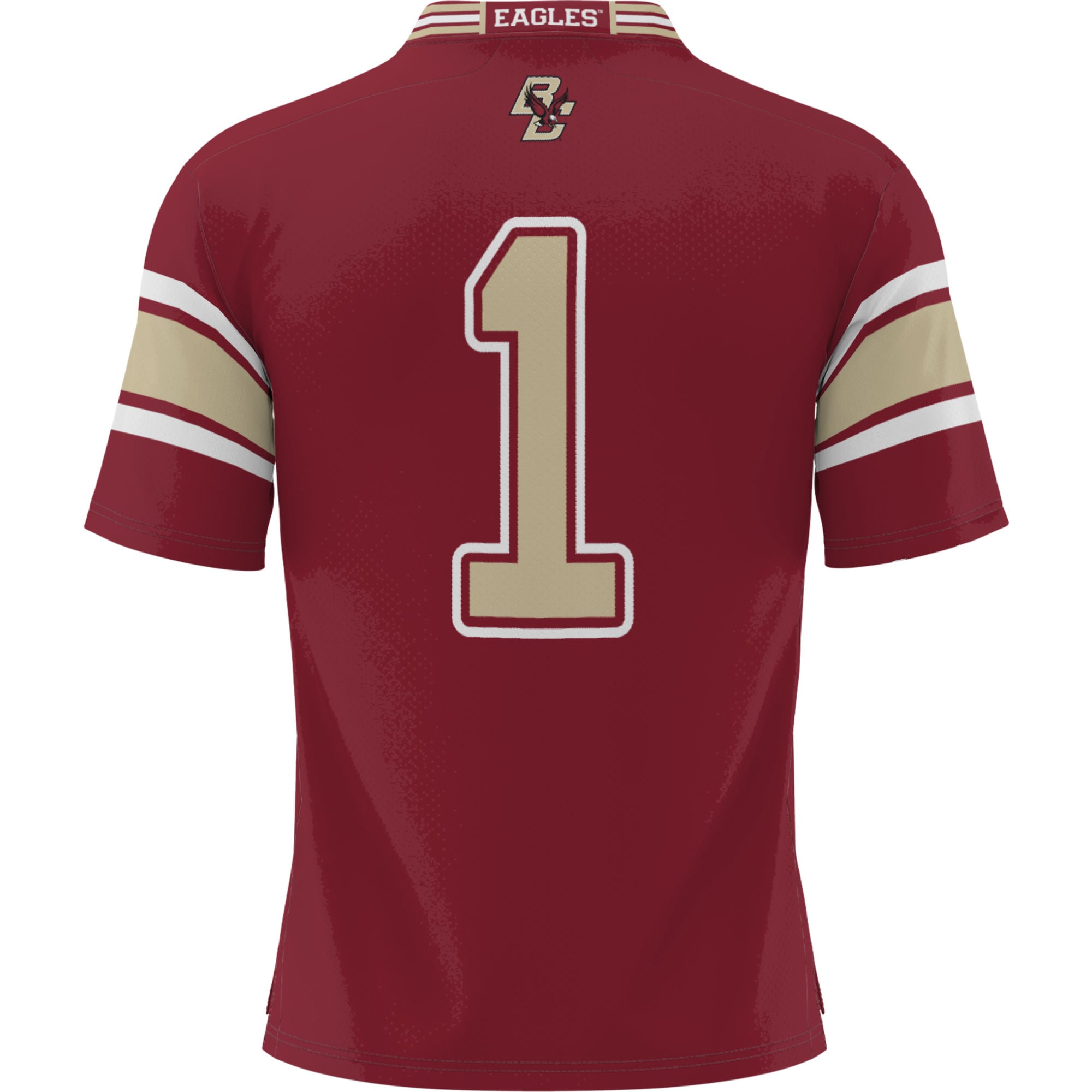 Men's #1 Maroon Boston College Eagles Football Jersey