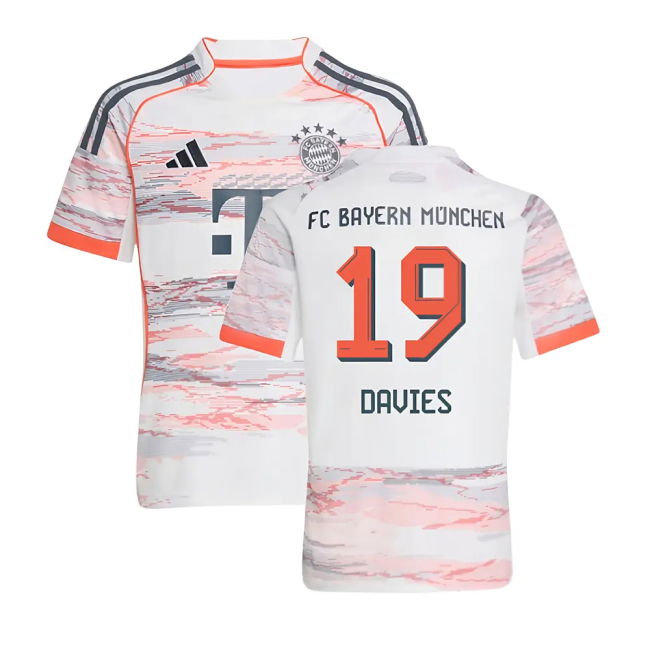 2025-2026 Bayern Away Modern Shirt - Kids (Davies 19) UV Protection