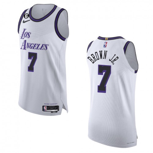 Lakers White Angeles Lakers #7 Nike Jersey - Discounted Game Day Wear