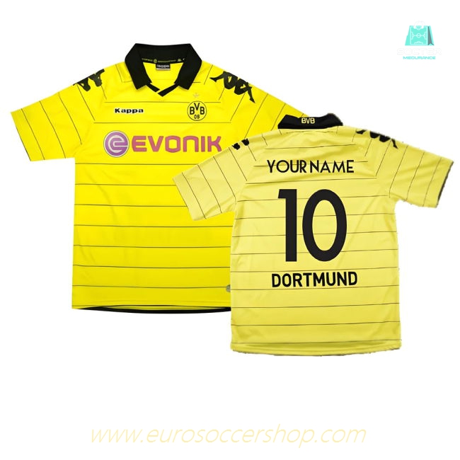 Borussia Dortmund 2010-11 Home Shirt ((Excellent) M) (Your Name)