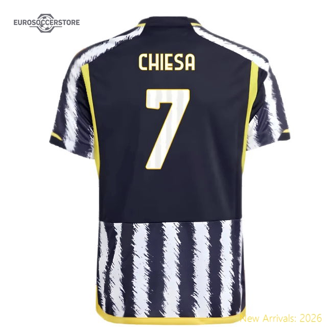 Kid-approved Kids Football Team Chiesa Jersey 2023-2024 Flexible
