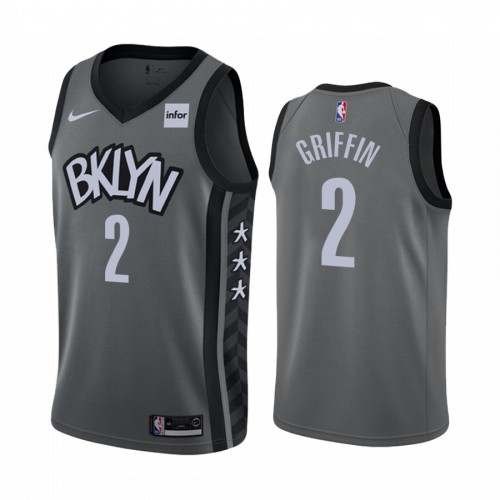 Nike Nets Gray Brooklyn Nets #2 Jersey - On Sale Basketball Jersey