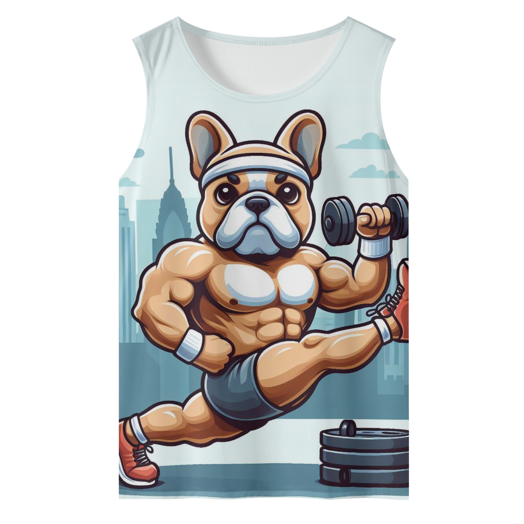 Durable Duke - Vet-recommended Men Tank Tops For Frenchie Pups