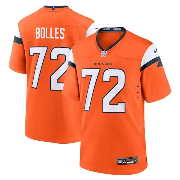 None Game NFL Jersey - Orange | Game-Day Football Apparel | NFL Footba