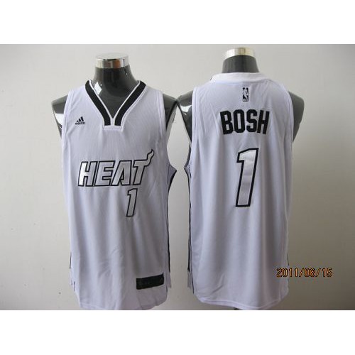 Chris #1 MIA Limited Stock NBA Team Jersey Athletic