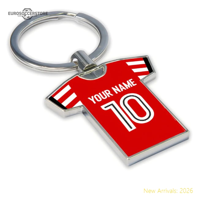 Personalised Sunderland Football Shirt Key Ring - Premium Quality
