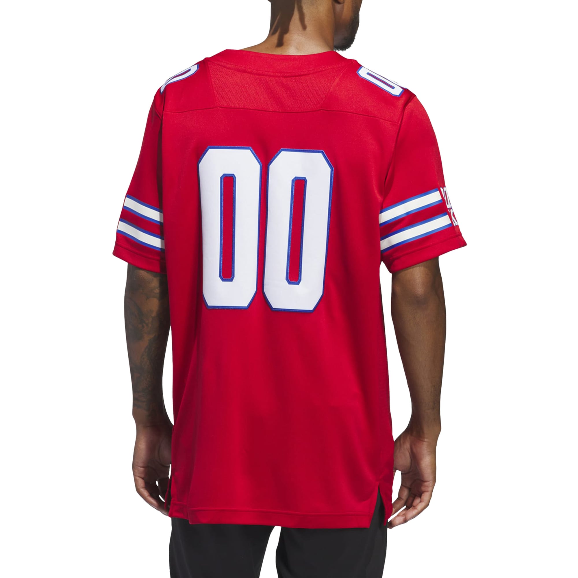 #00 Kansas Jayhawks adidas Alternate Premier Jersey - C Red
