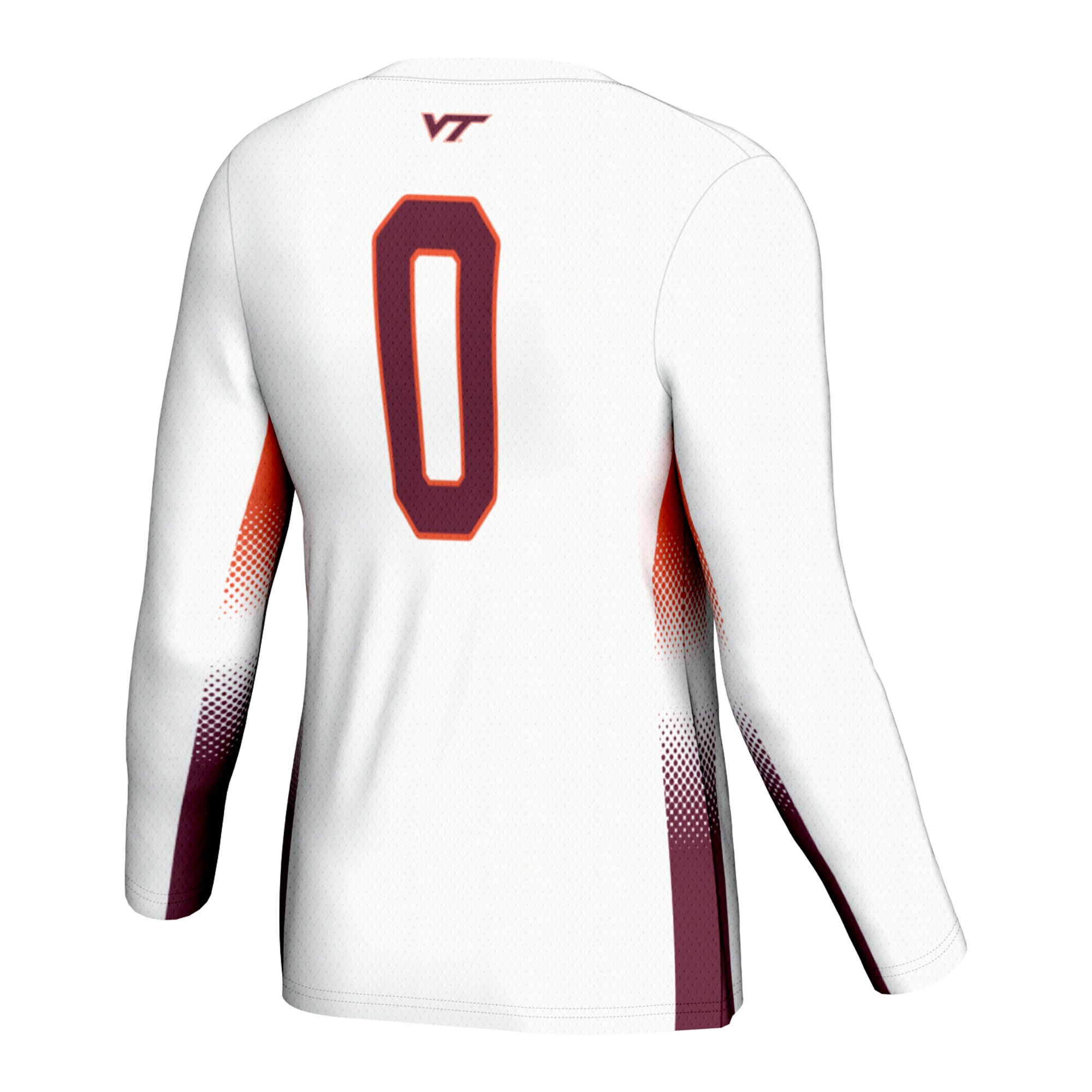 [NJP] Virginia Tech Hokies GameDay Greats Unisex Lightweight Volleyball Jersey - White