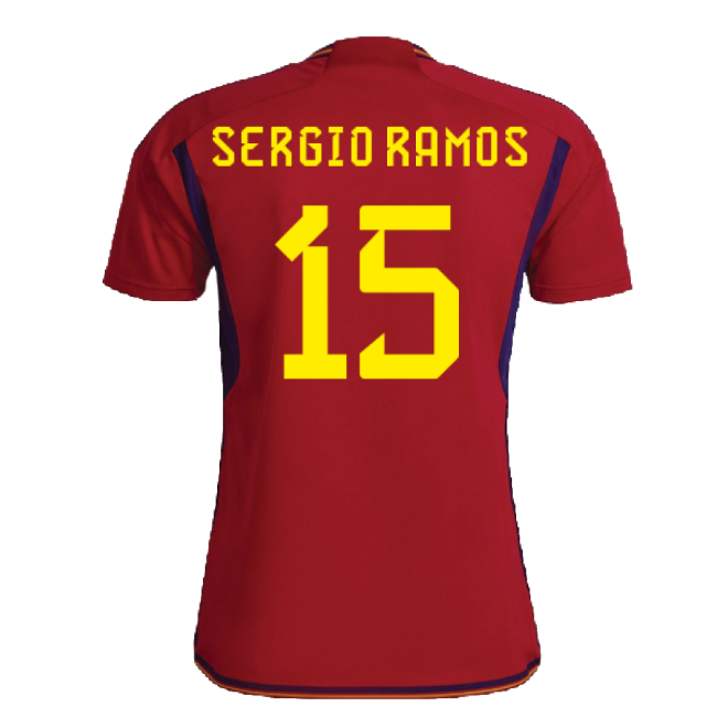 Spain Home Kit 2022-2023 Supporter Jersey For Match Days