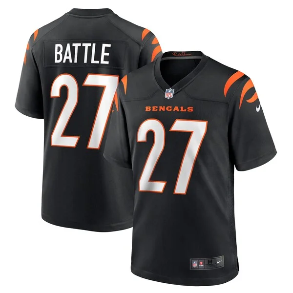 None Jordan Battle Game Jersey - Black | NFL Player Jersey | NFL Footb