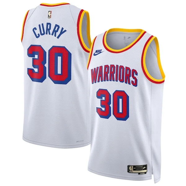 Stephen Curry GSW Swingman Jersey - top-tier trendy - White athletic