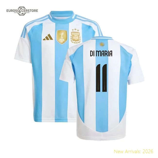 2024-2025 Argentina Home Shirt (Kids) (DI MARIA 11)