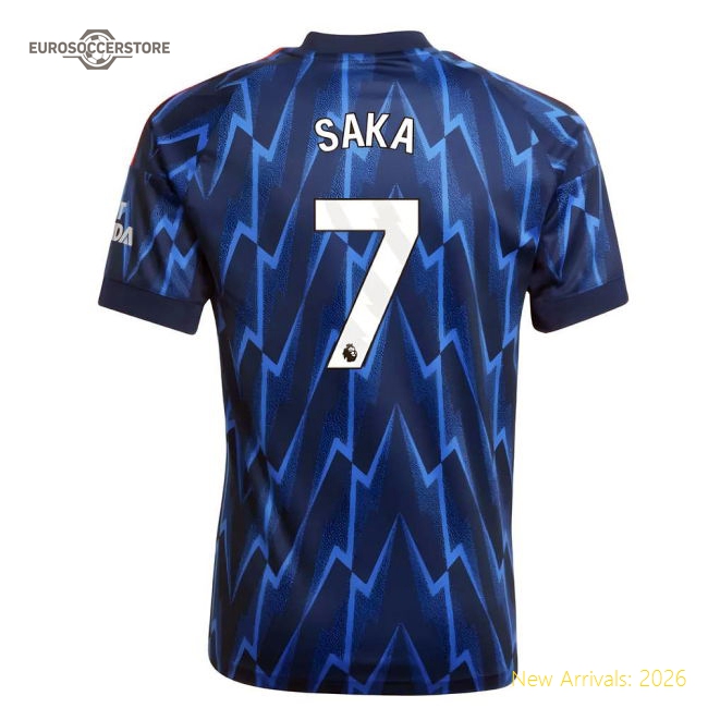 2025-2026 Arsenal Kids Comfortable Jersey Saka Kids-safe Technology