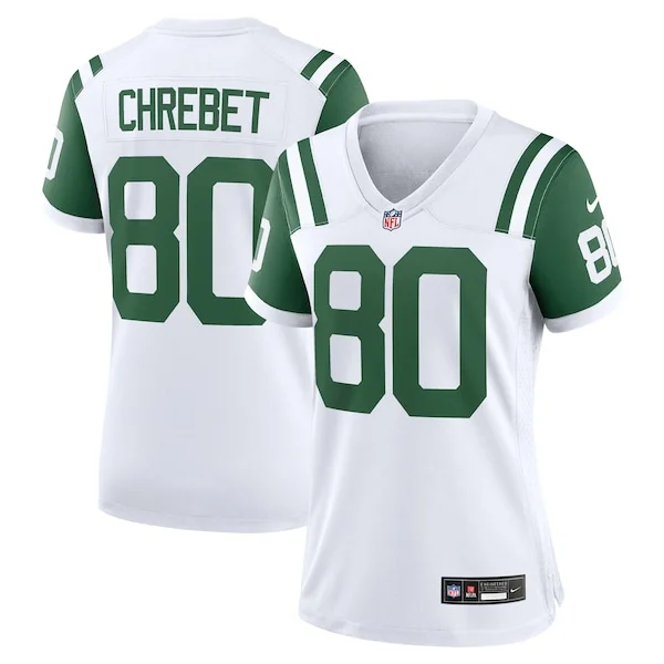 None Wayne Chrebet Game Jersey - White | NFL Player Jersey | NFL Footb