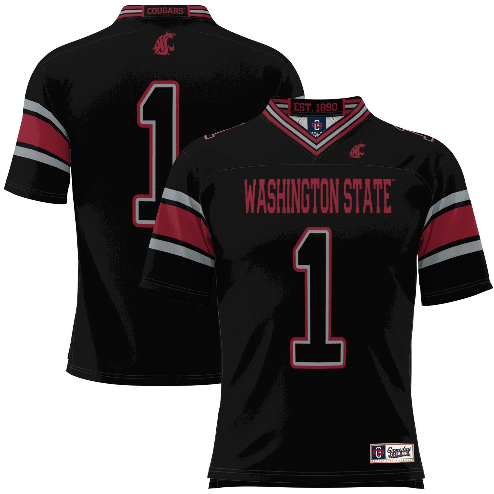 [NJP] Washington State Cougars GameDay Greats Youth Football Jersey - Black