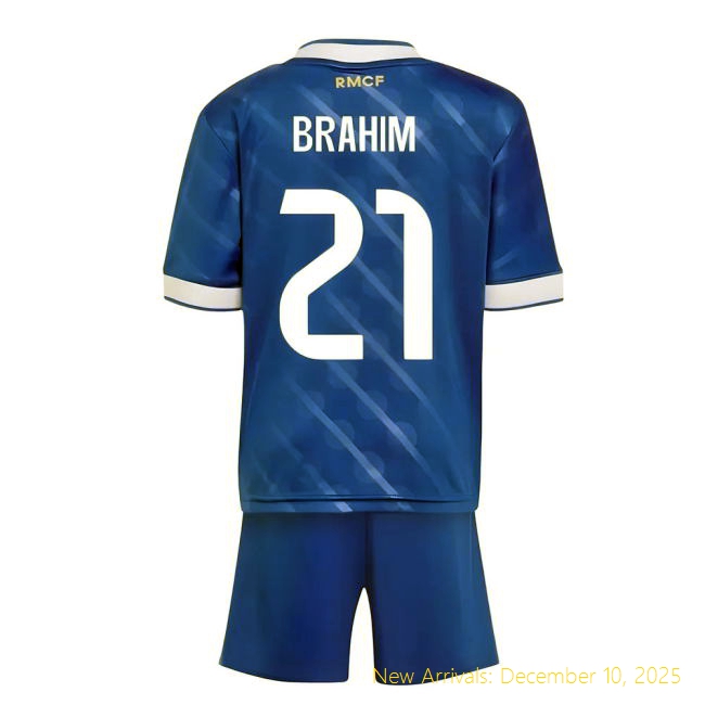 2025-2026 Real Madrid RM Premium Quality Third Youth Kit (Brahim 21)