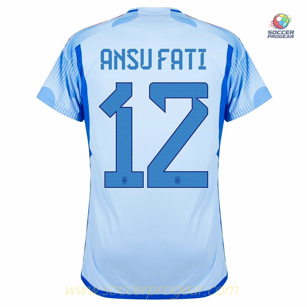 SPAIN High Quality AWAY JERSEY 2023 2024 ANSU FATI