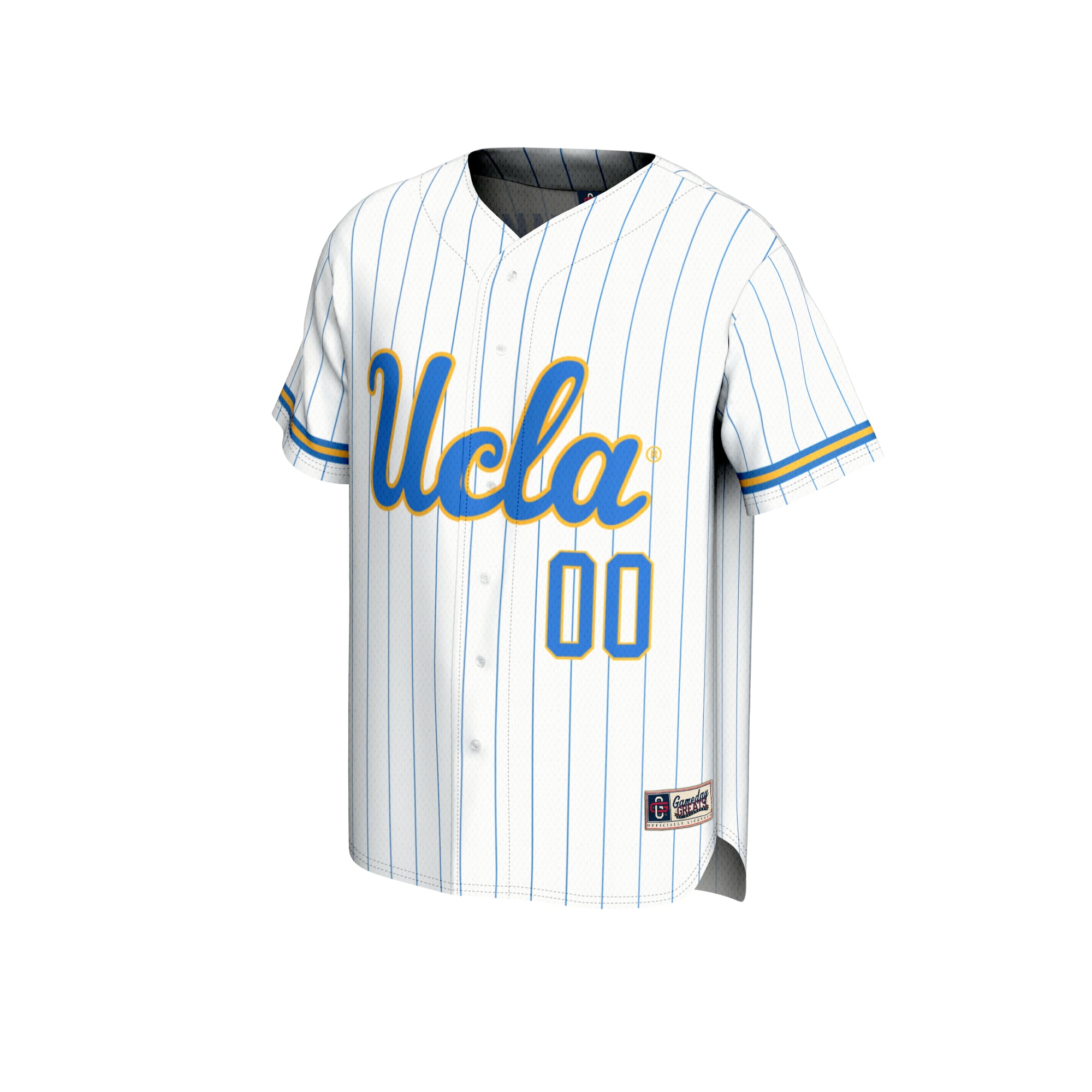 UCLA Bruins GameDay Greats Youth NIL Pick-A-Player Lightweight Softball Fashion Jersey - White