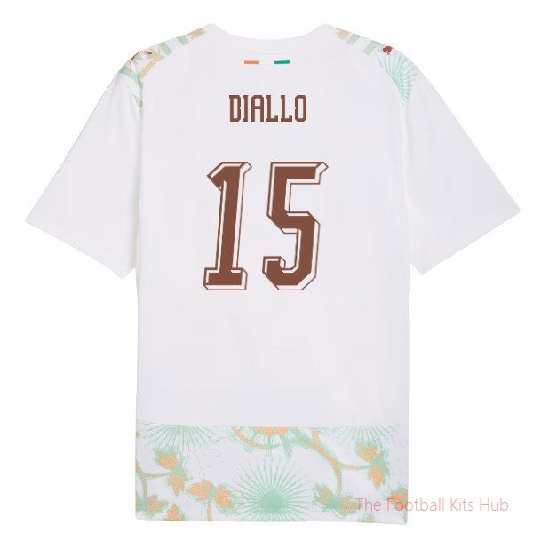 2026-2027 Ivory Coast Away Shirt (Diallo 15)