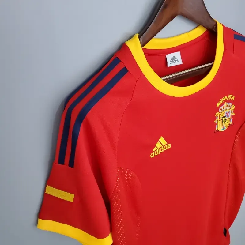 Cheap 2002 Spain Jersey retro kit