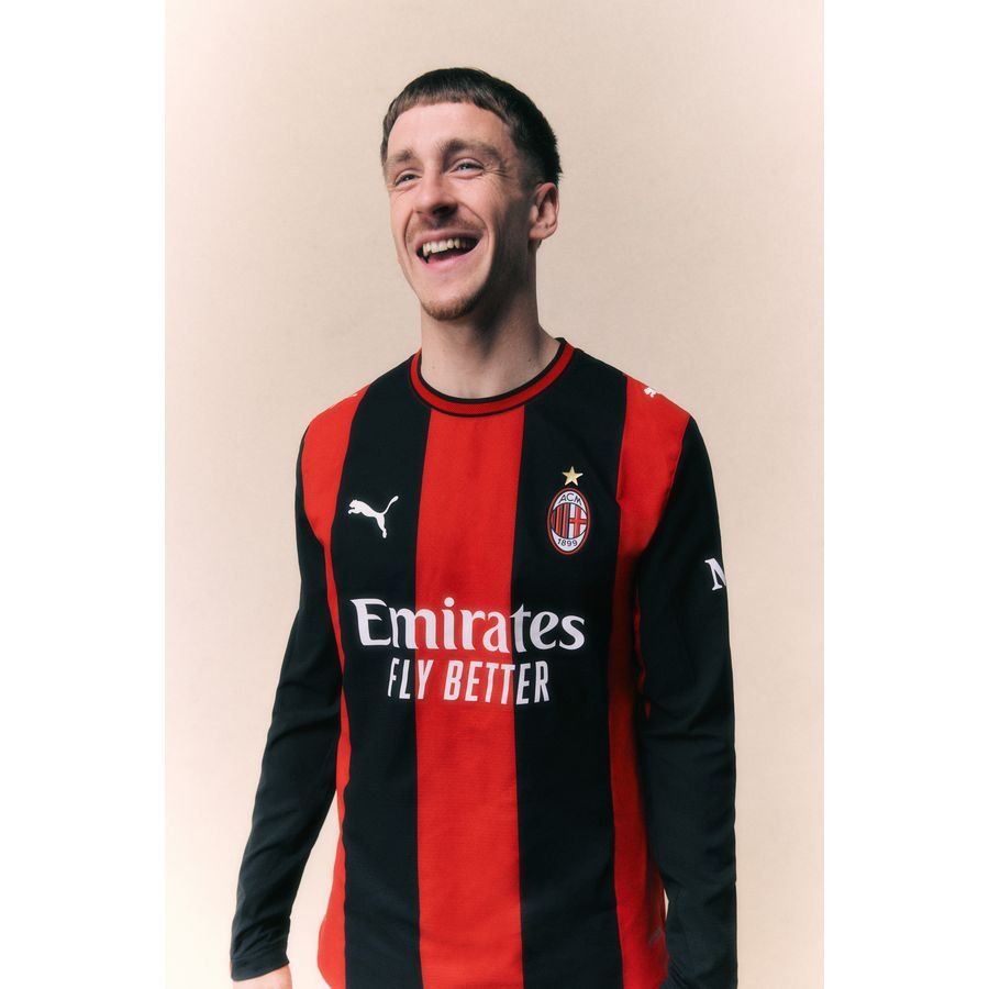 Milan Home Shirt 2026/27 Authentic Long Sleeves