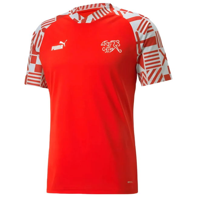 ZUBER 14 Elite Style Switzerland Home Professional Jersey 2022-2023