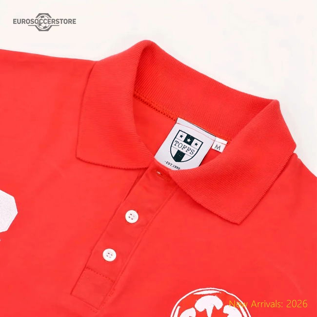 Maple Leafs No 8 Red Polo Shirt - Budget-friendly - Official Design