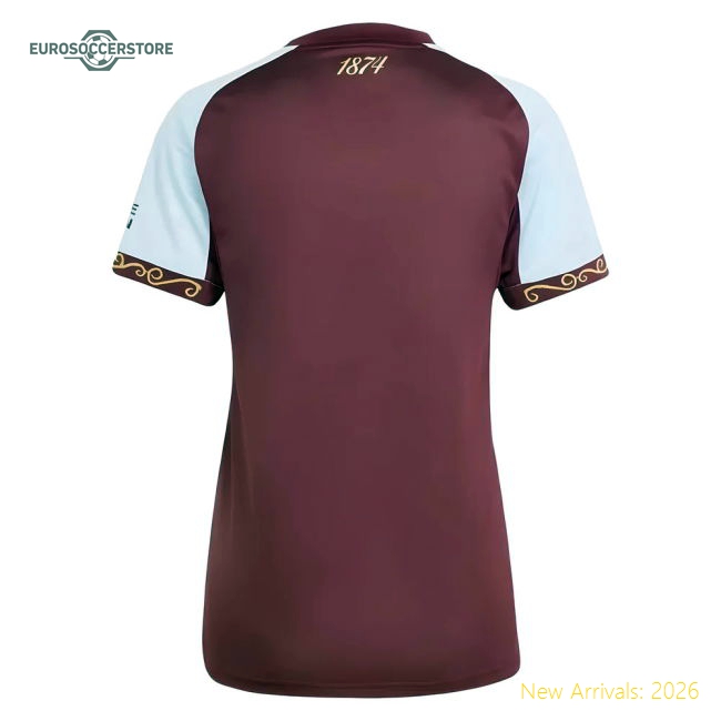 2025-2026 Aston Villa Womens Chic Bailey Jersey Performance Fabric