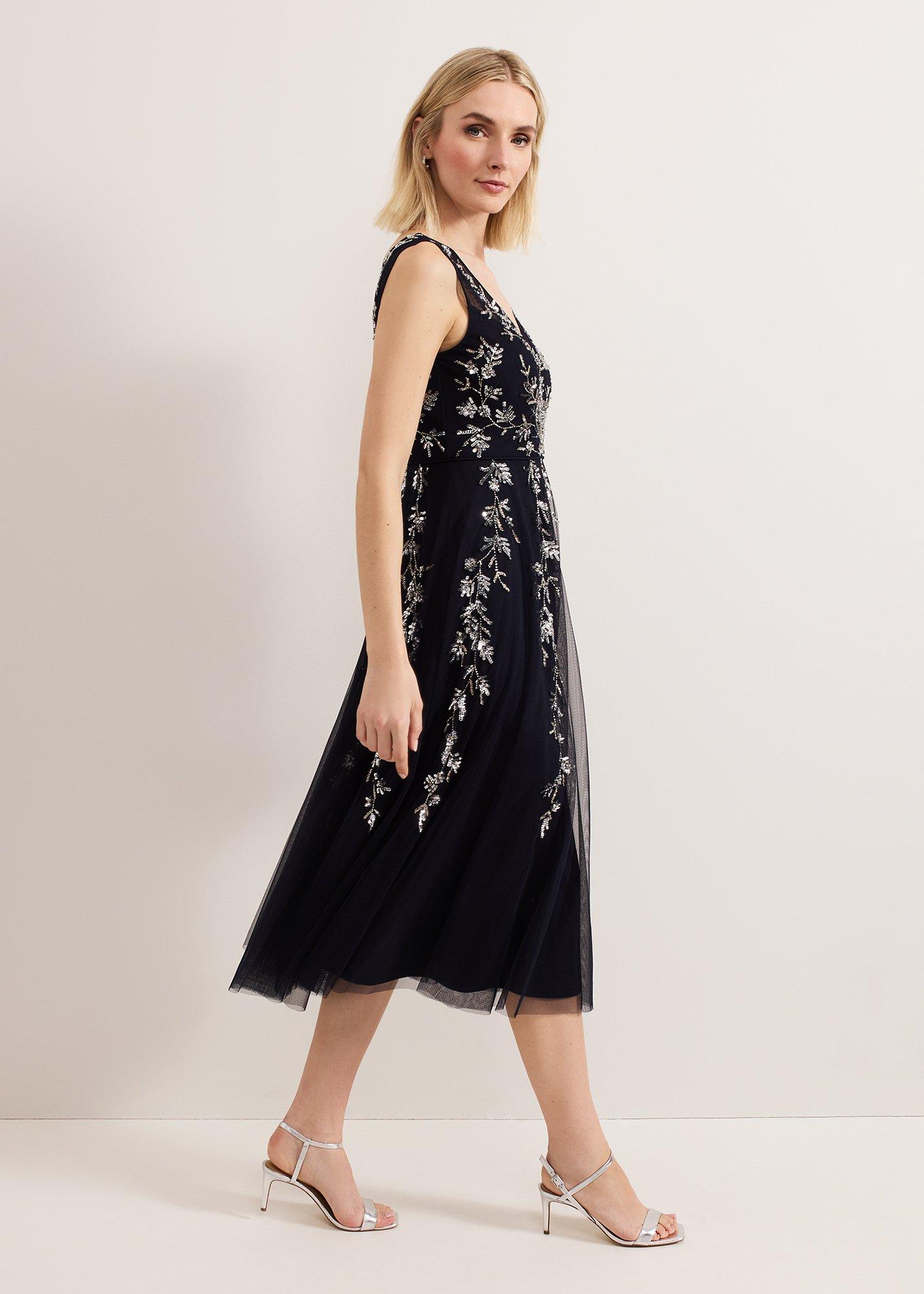 Marissa Beaded Midi Dress