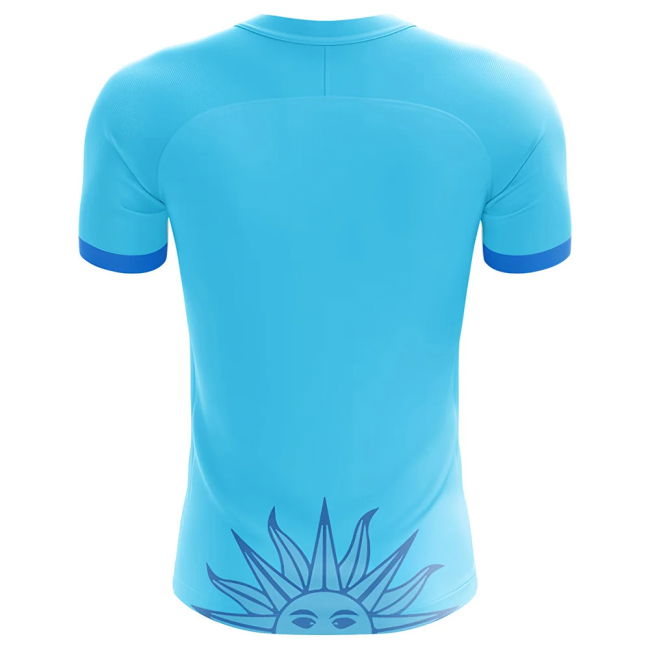 Official 2018-2019 Uruguay Fans Culture Concept Home Shirt - Womens