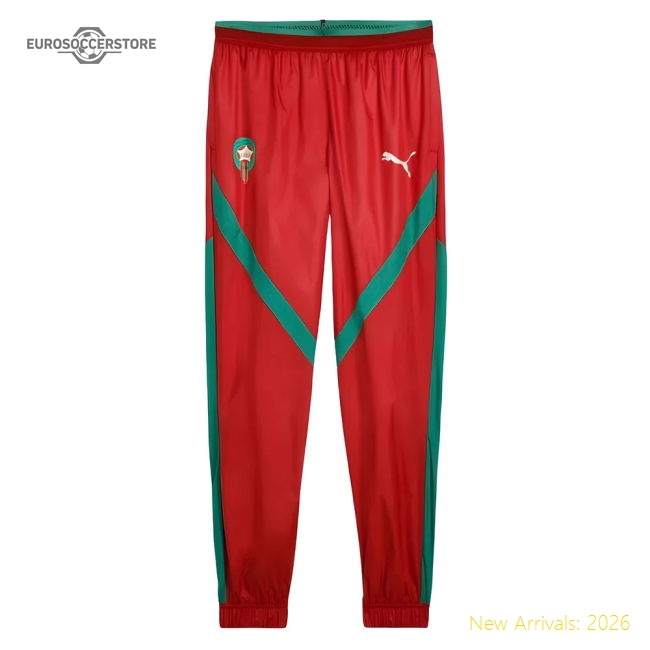 2025-2026 Atlas Lions Pre-match Pants (red) - Supporter Edition